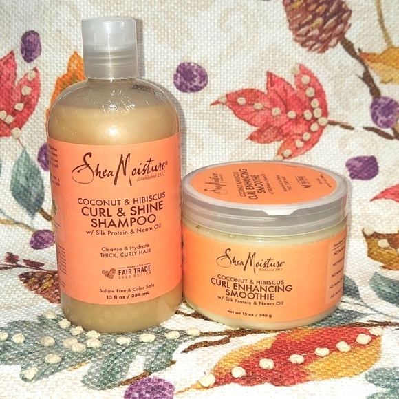 Shea Moisture Other - NWT Shea Moisture Coconut and Hibiscus Curly Hair Bundle